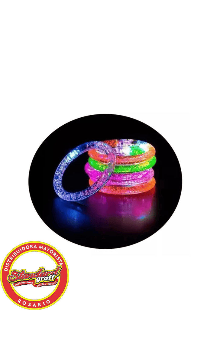 Pulsera luminosa redonda x 1 unidad