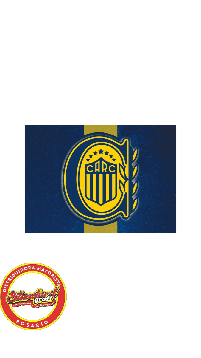 Làmina Comestible Rectangular Rosario Central x 1 unidad