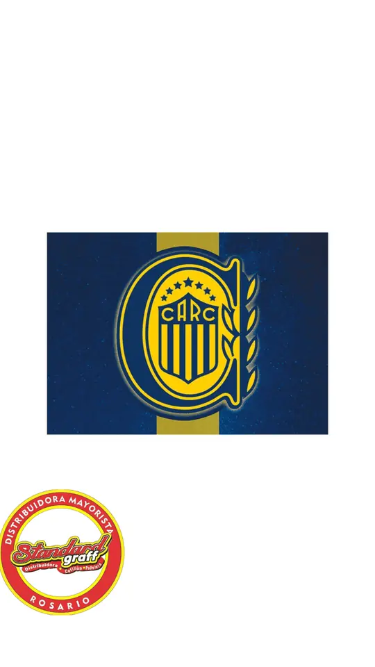 Làmina Comestible Rectangular Rosario Central x 1 unidad
