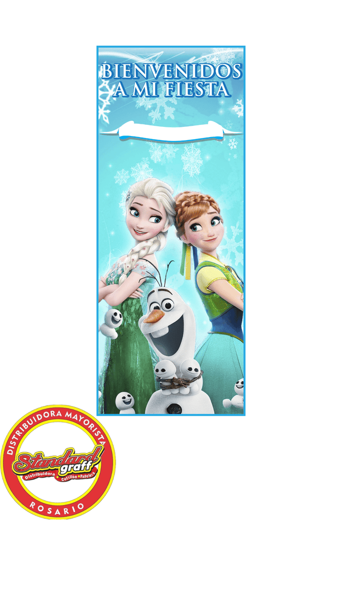Banner Lona Vinìlica Frozen - x 1 unidad