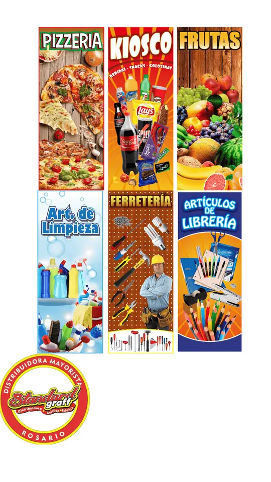 Banner Comercial Lona Vinìlica - x 1 unidad