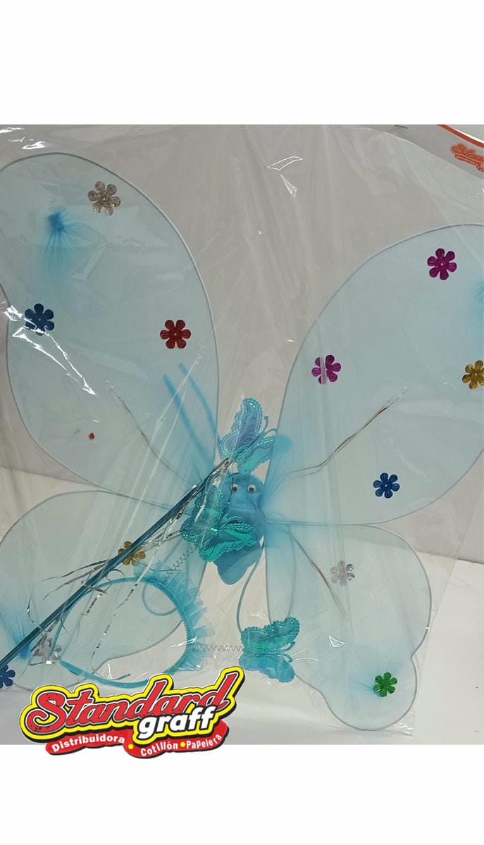 Set Alas de mariposa x1 – Celeste