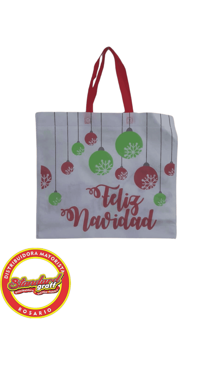 Bolsa Navideña de Tela 40x45cm