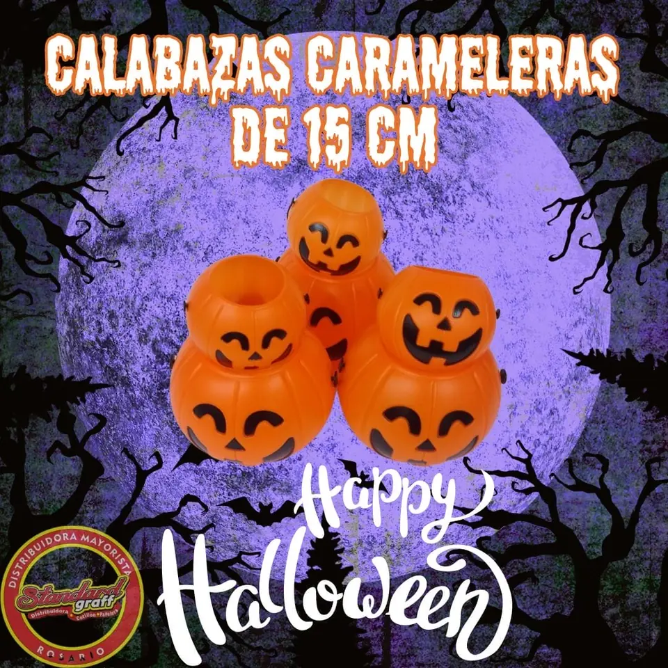 Calabaza Caramelera 15cm x1 Naranja