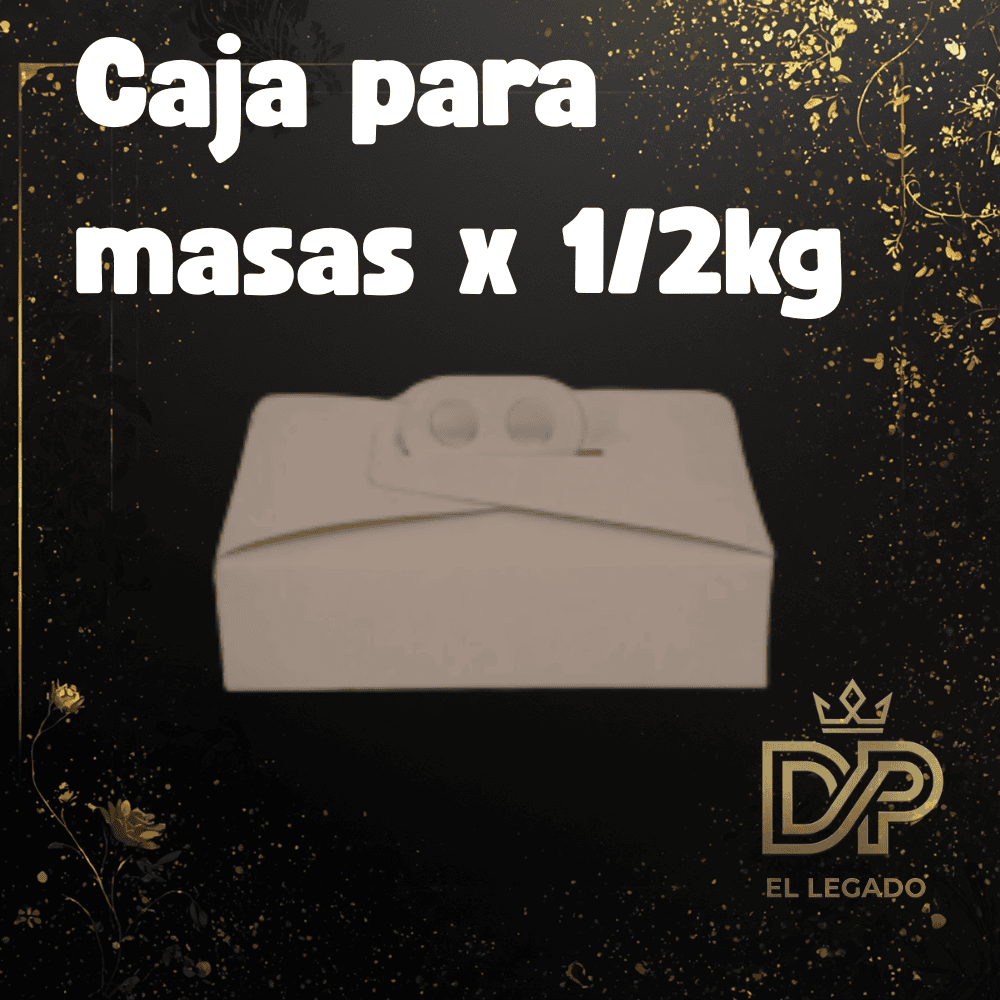 Caja Blanca para masas x 1/2kg - x5