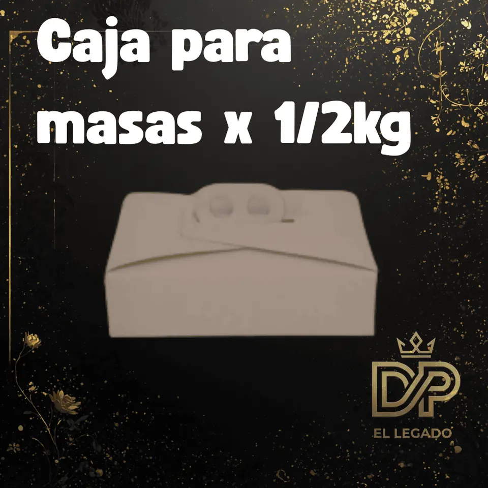 Caja Blanca para masas x 1/2kg - x5