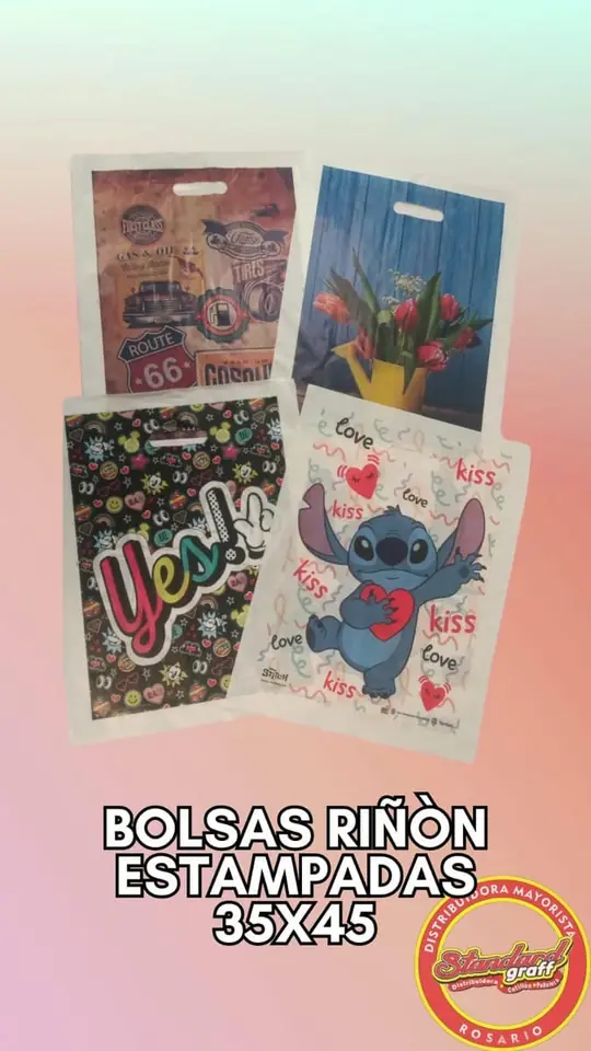 Bolsa riñon Estampada 35x45 - x50 unidades