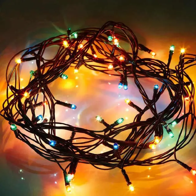 Luces arroz 100 multicolor 220v 350m x1