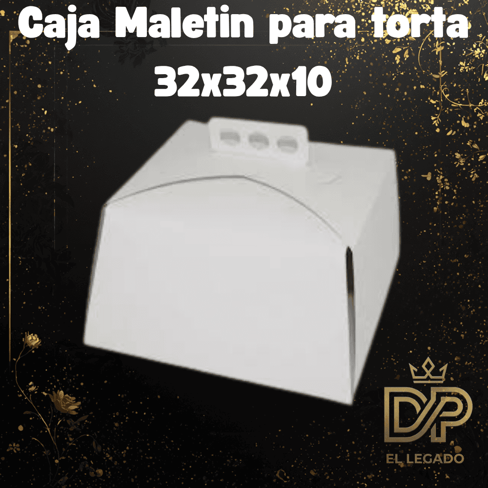 Caja Blanca Maletin 32x32x12 - x5
