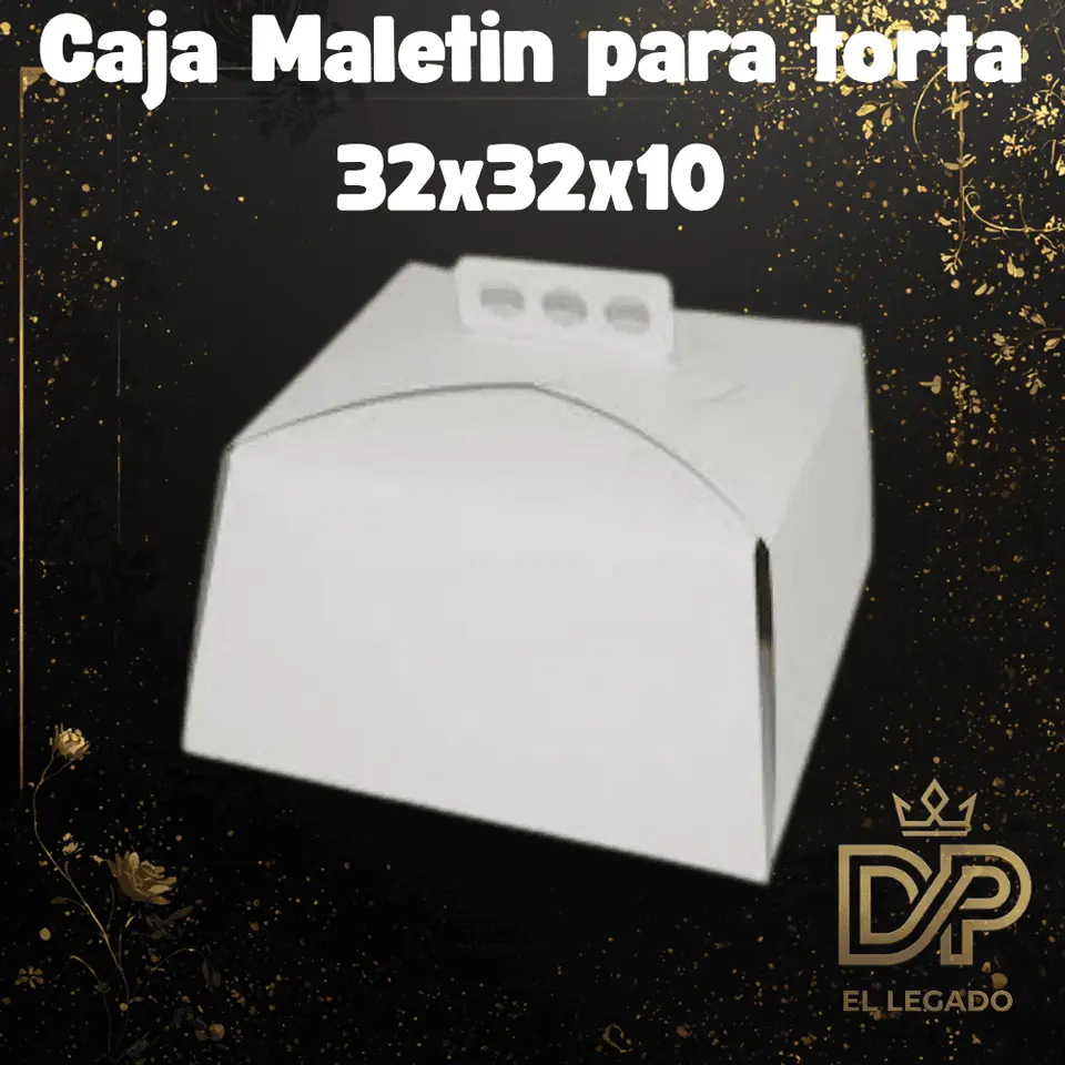 Caja Blanca Maletin 32x32x12 - x5