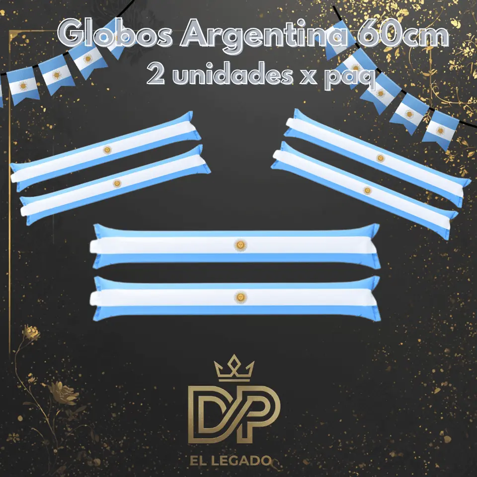Globos Argentina x2 unid - 60cm