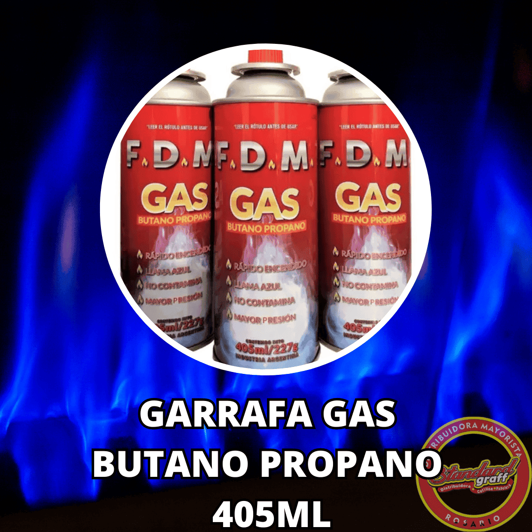 Garrafa gas butano propano 405ml x 1 unidad
