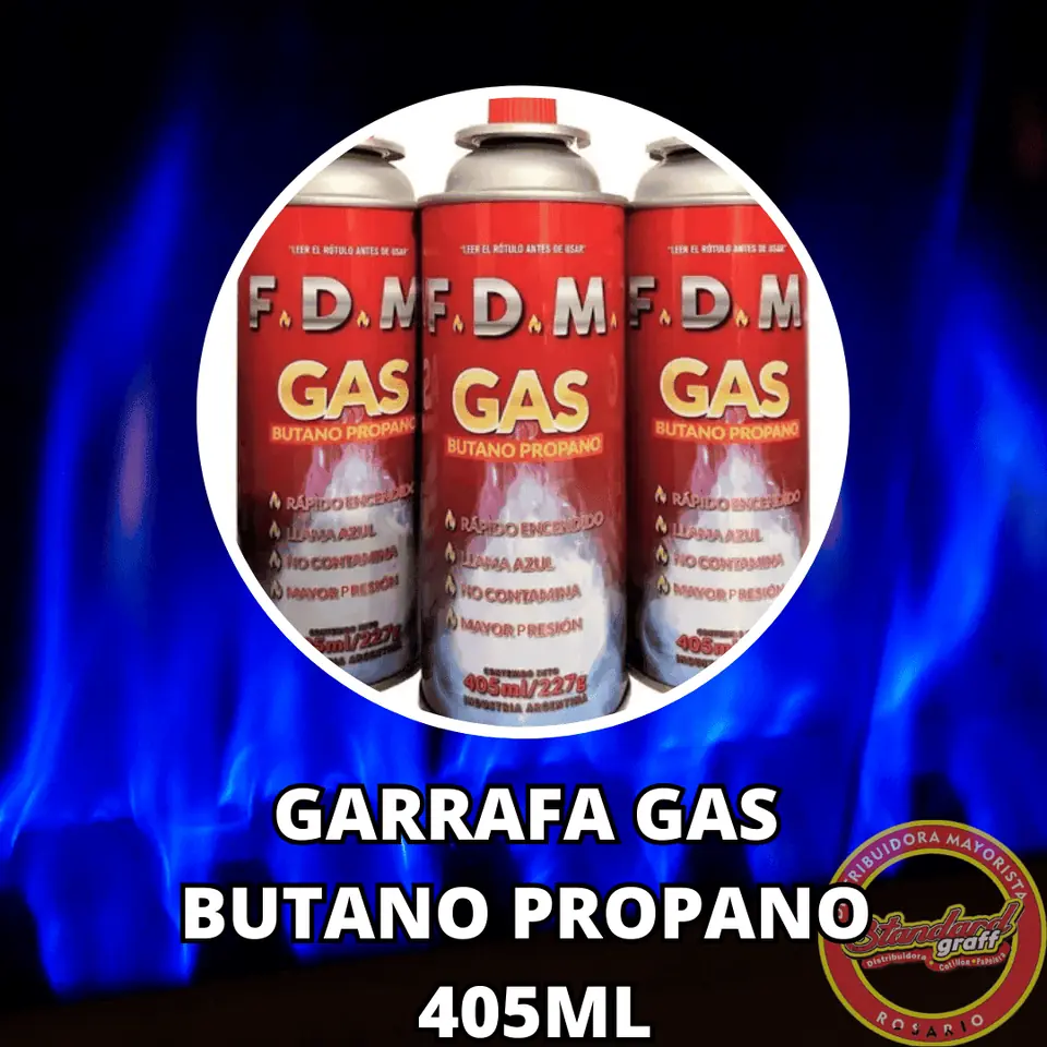 Garrafa gas butano propano 405ml x 1 unidad