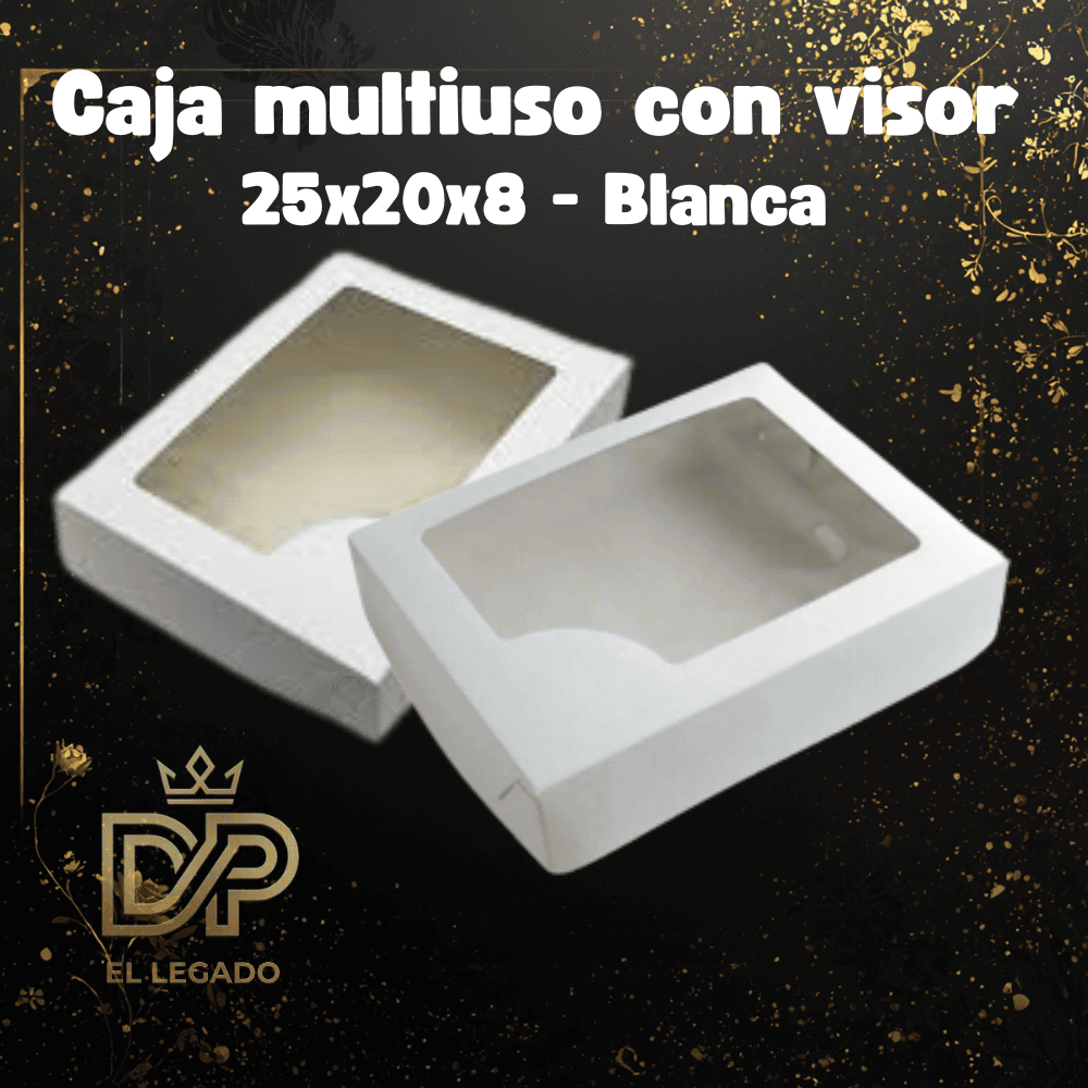 Caja con visor multiuso 25x20x8 - x5