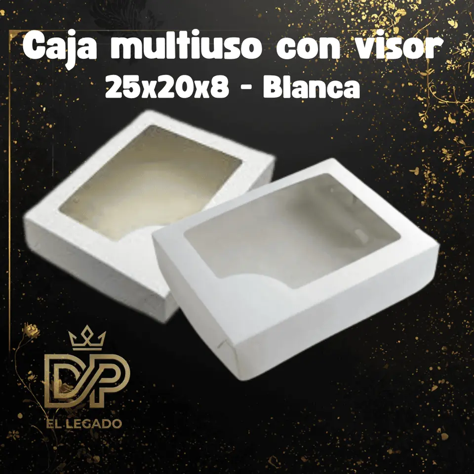 Caja con visor multiuso 25x20x8 - x5