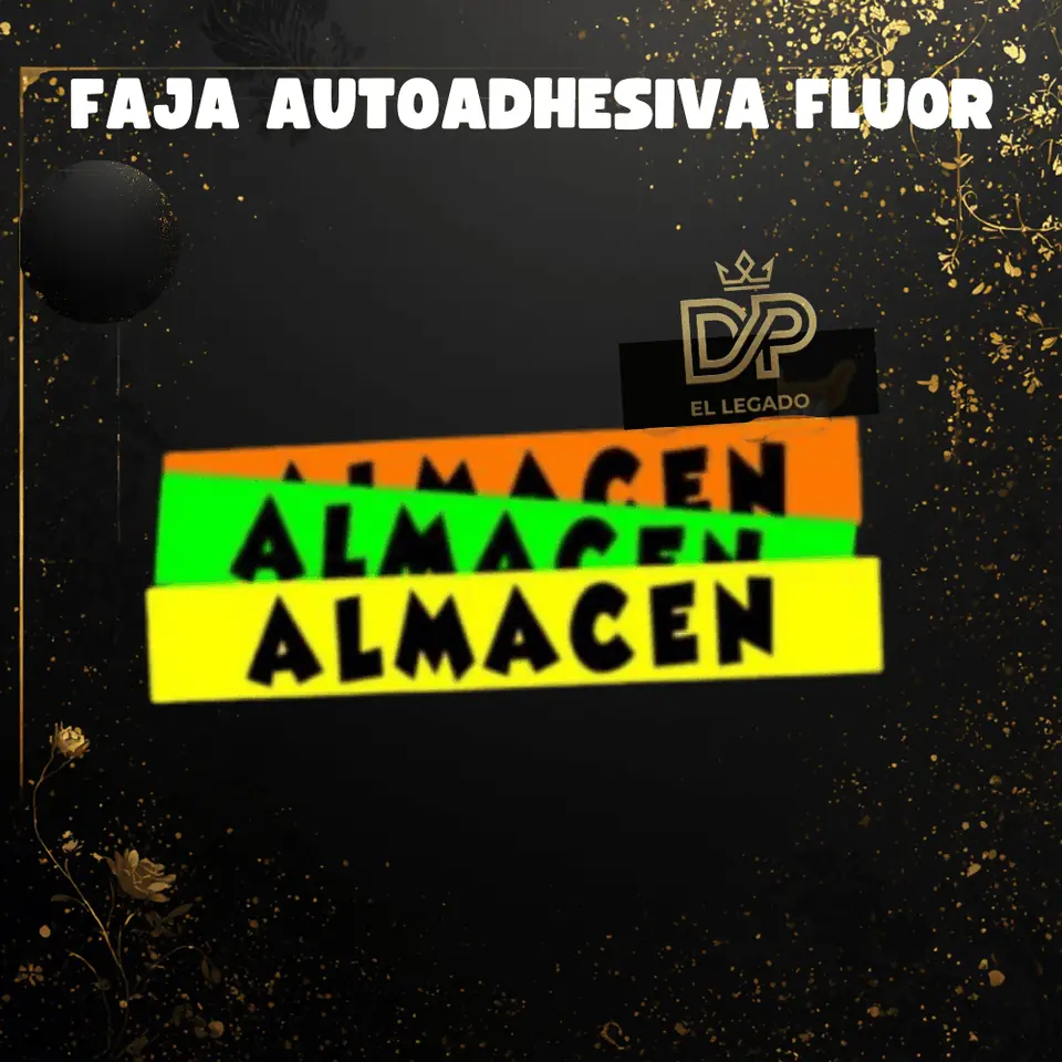 Fajas flúor Almacèn - x5 unidades