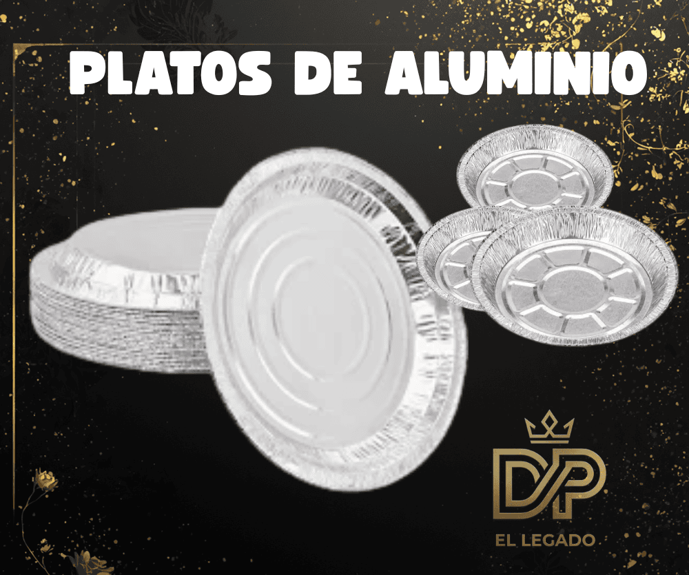 Plato aluminio p33 vassoi - x10