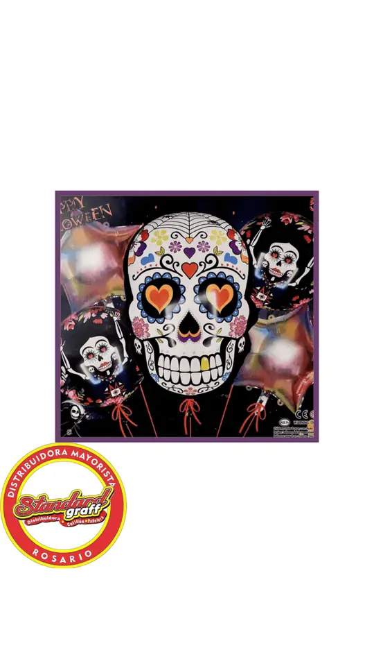 Set x 5 Globos Halloween Modelo 4