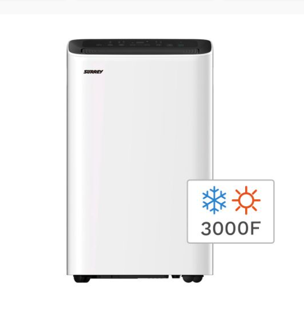 Aire Acondicionado Portátil Frío Calor Surrey 3000F 3500W 551PXQ12N81M