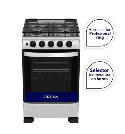 Cocina Multigas 55 cm Acero Inoxidable Drean - CD5507MI
