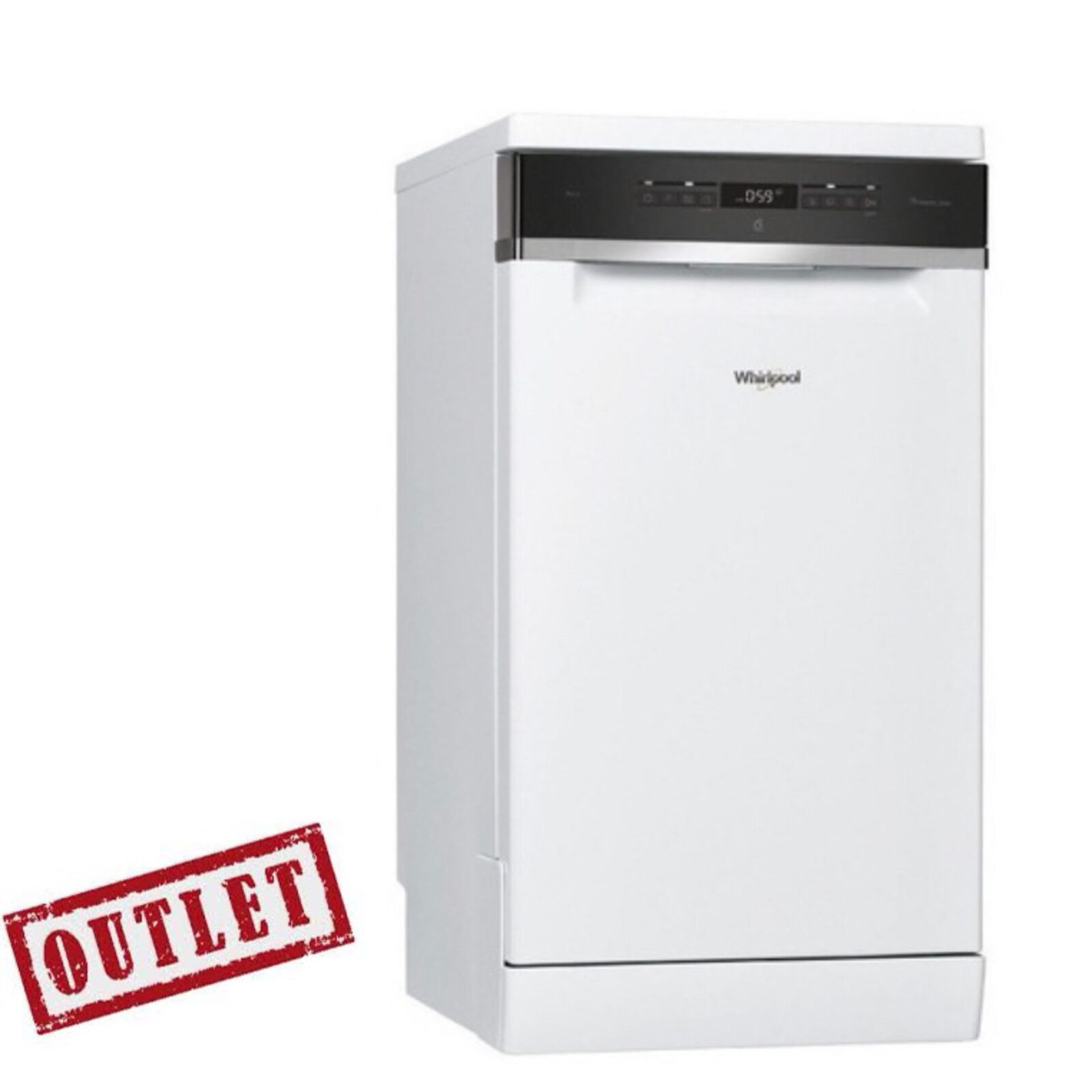 LAVAVAJILLAS WHIRLPOOL BLANCO 10 CUBIERTOS SEXTO SENTIDO OUTLET
