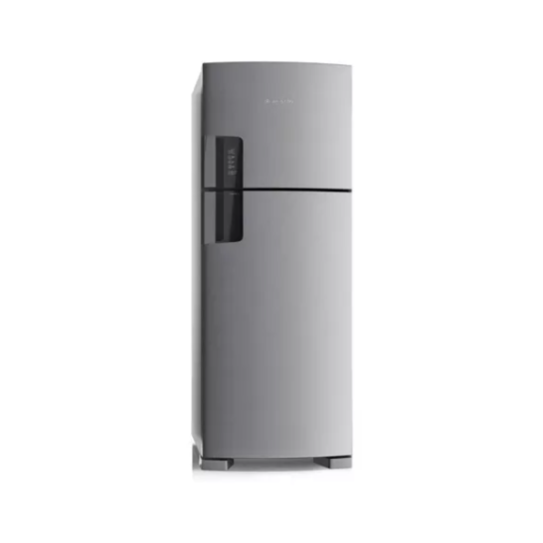 Heladera Ariston Top Mount Trm56ak Inox Con Freezer 450l 220v