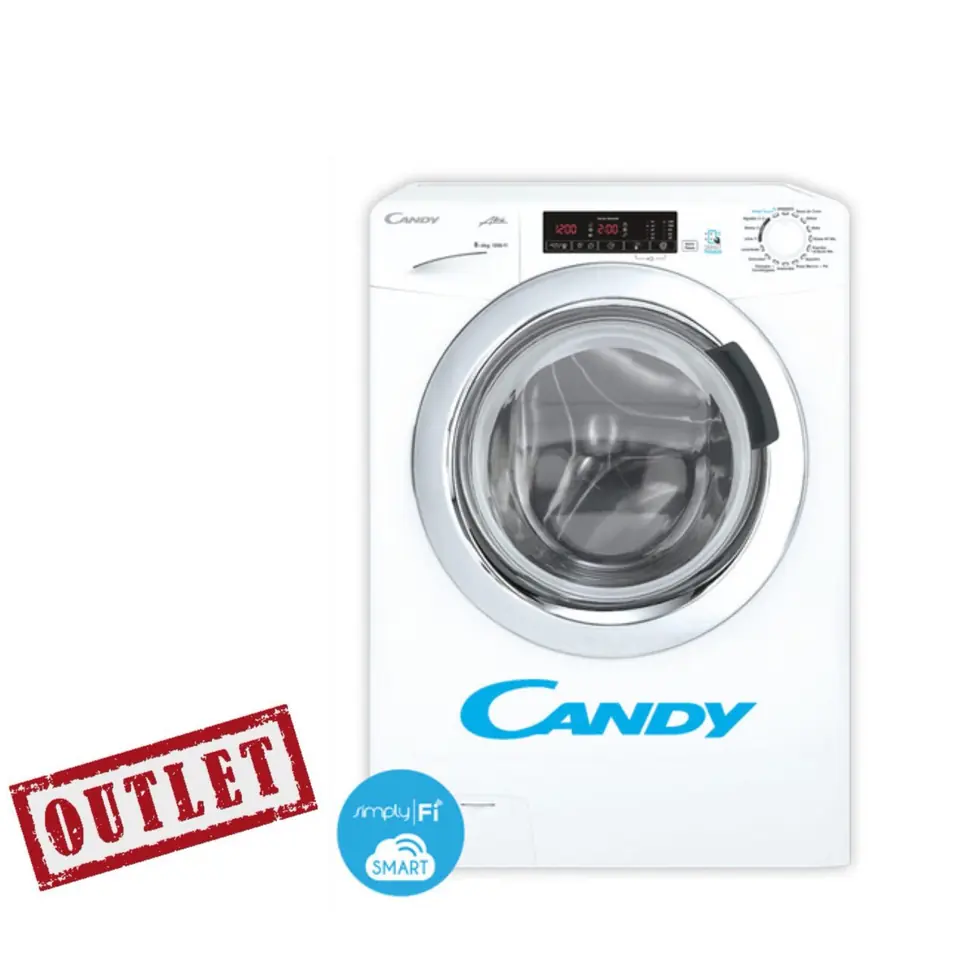 LAVASECARROPAS CANDY GVSW286 8+6KG WIFI OUTLET