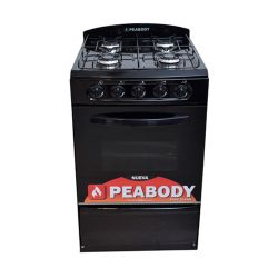 COCINA PEABODY MULTIGAS NEGRA 53CM