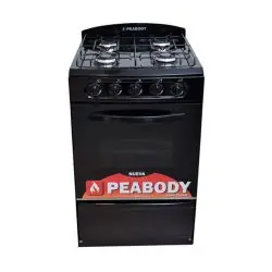 COCINA PEABODY MULTIGAS NEGRA 53CM