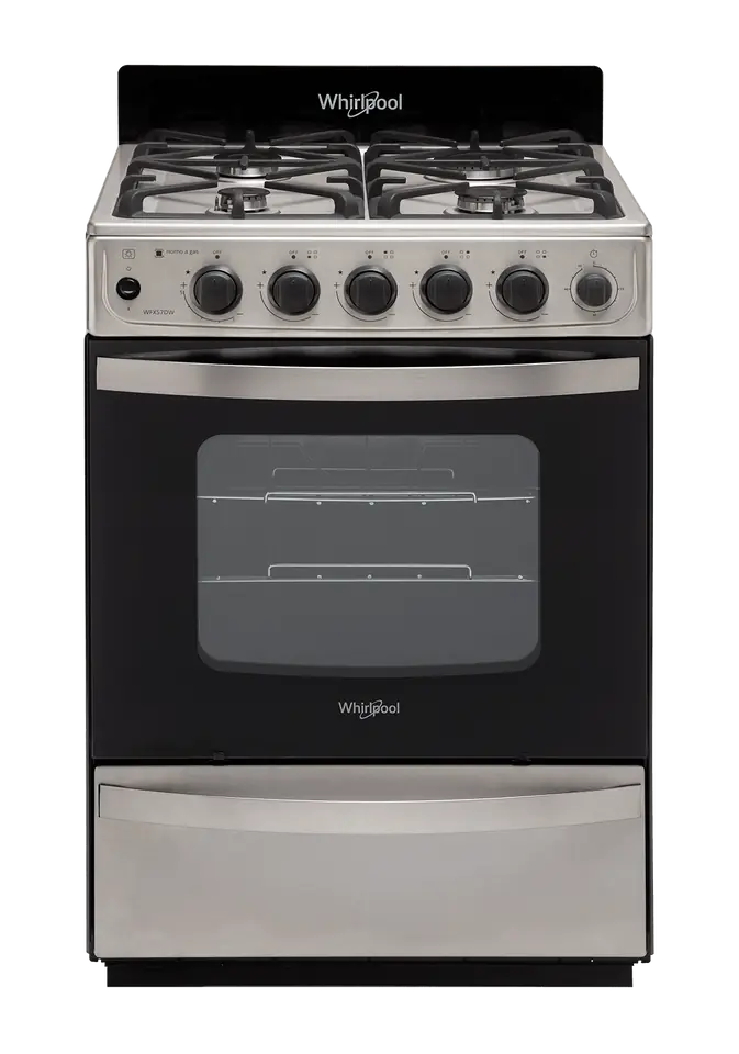COCINA Whirlpool WFX57DID Gas – 4 – Inox PRIMERA