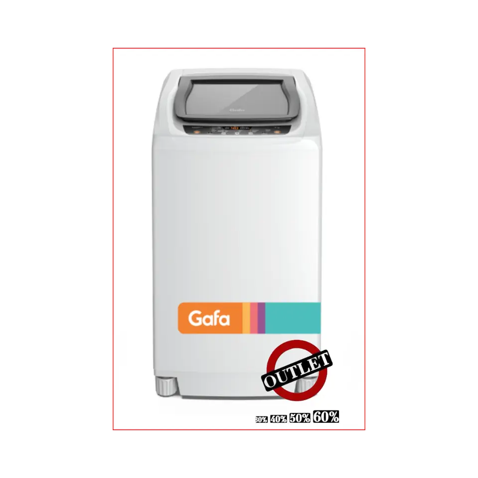 Lavarropas Carga Superior Gafa DIGI Fit 6.5kg Blanco OUTLET