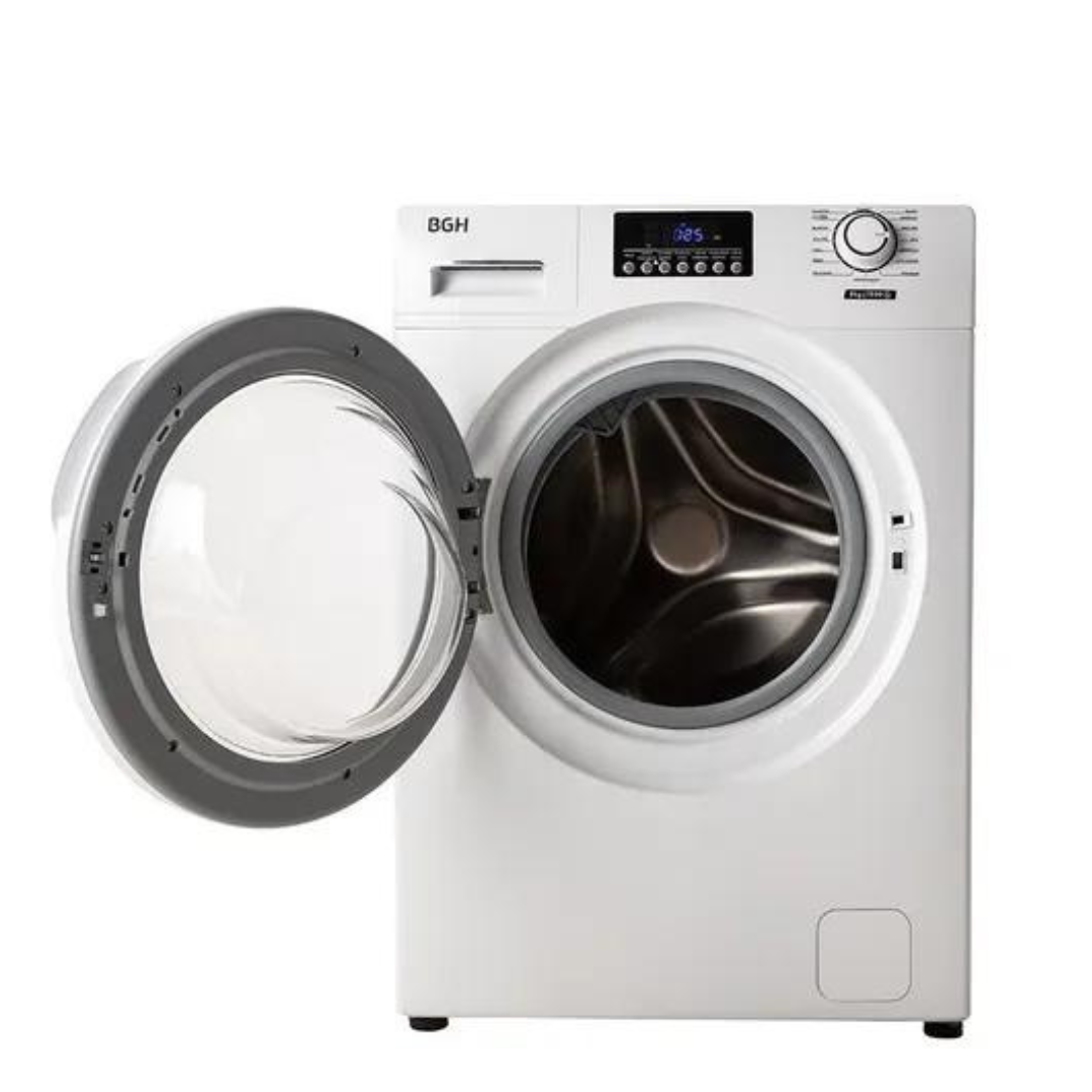 Lavarropas automático BGH BWFA08 blanco 8kg 1200rpm