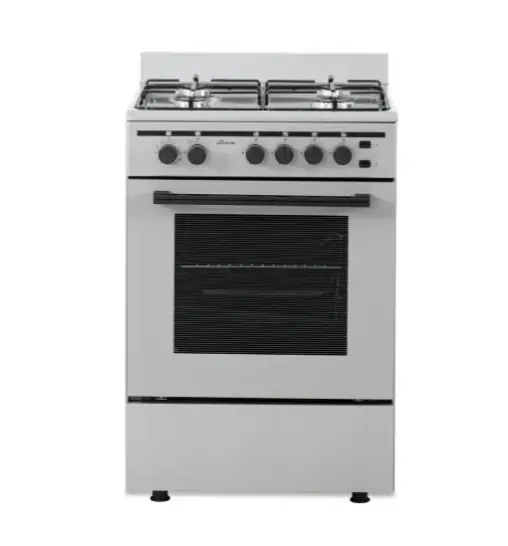 Cocina Multigas Siam Csi-cm56m 4 Hornallas 56cm Color Plata