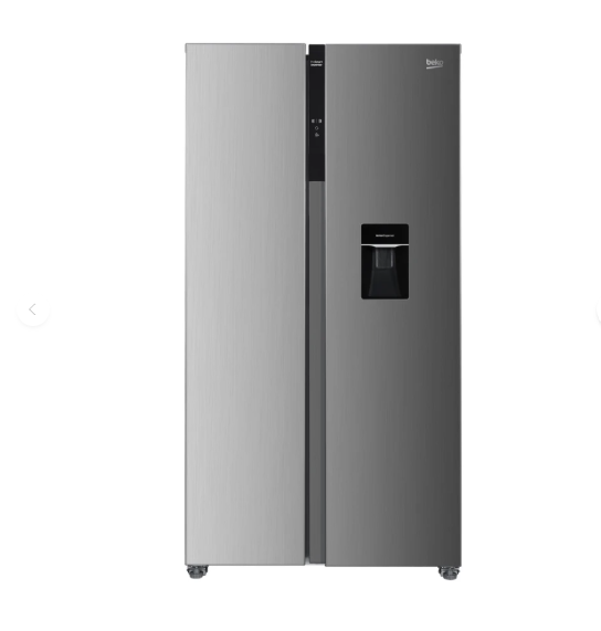 Heladera Inverter Inox Side by side Beko 532L GNO5322WDXPN