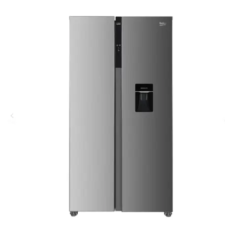 Heladera Inverter Inox Side by side Beko 532L GNO5322WDXPN