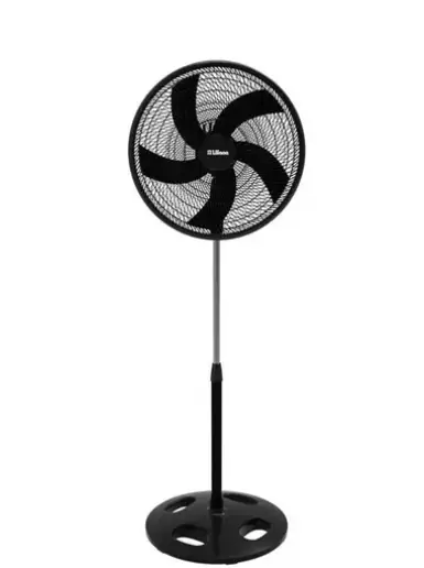 Ventilador De Pie Liliana 20 Vp20p 90w 220v Cantidad de aspas 5 Color de la estructura Negro Color de las aspas Negro