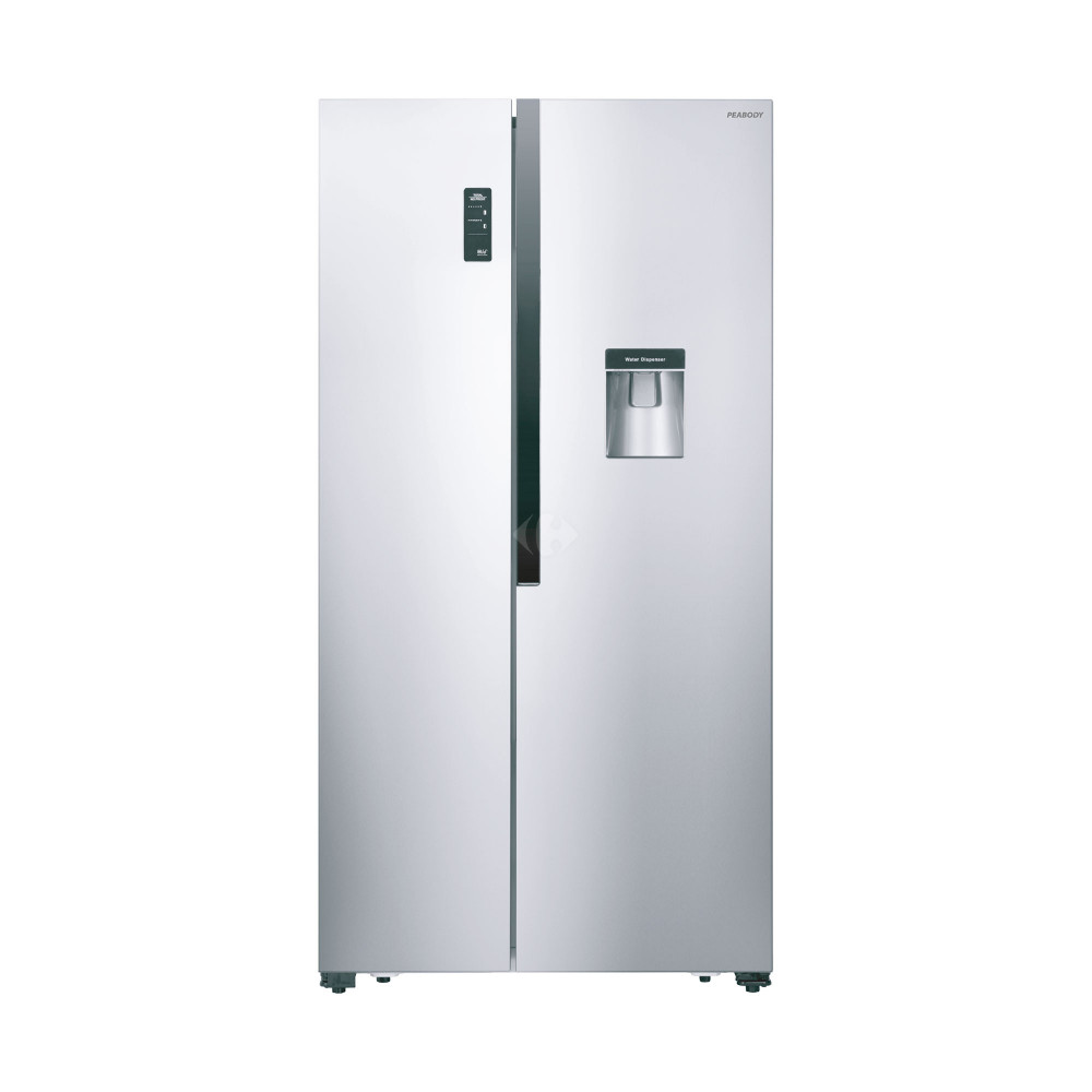 Heladera Peabody side by side inverter, no frost 516 litros acero