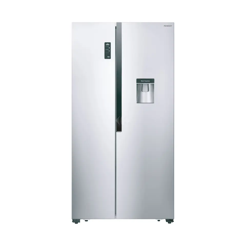 Heladera Peabody side by side inverter, no frost 516 litros acero