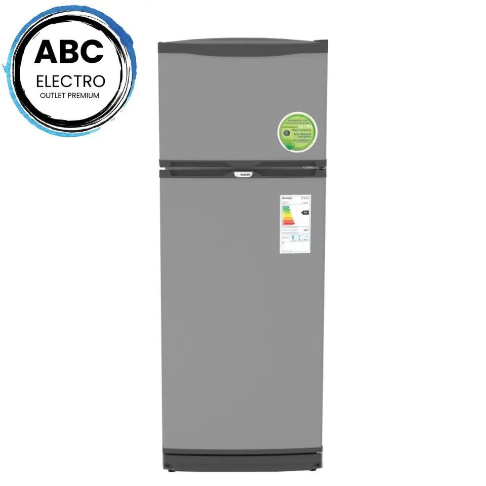 Heladera Con Freezer 349 Lts Bambi 2f-1600pa acero
