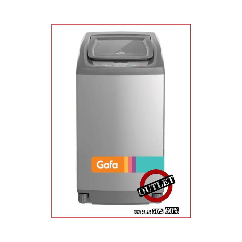 Lavarropas Carga Superior Gafa DigiFit 6,5kg Plata