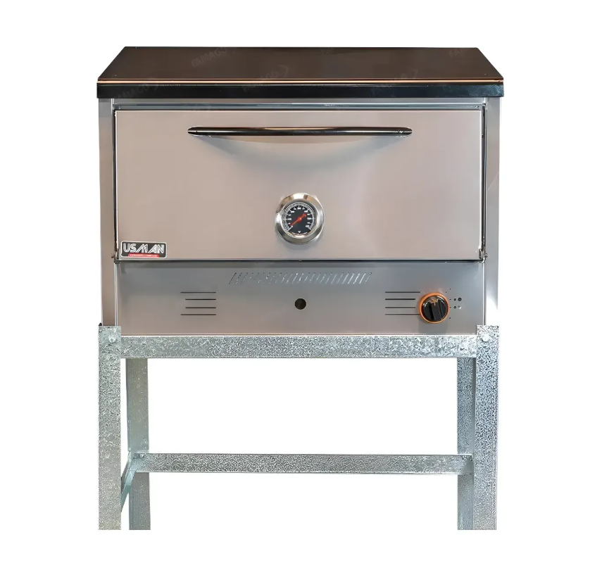 Horno Pizzero Usman H6 Moldes Acero Ciego 500
