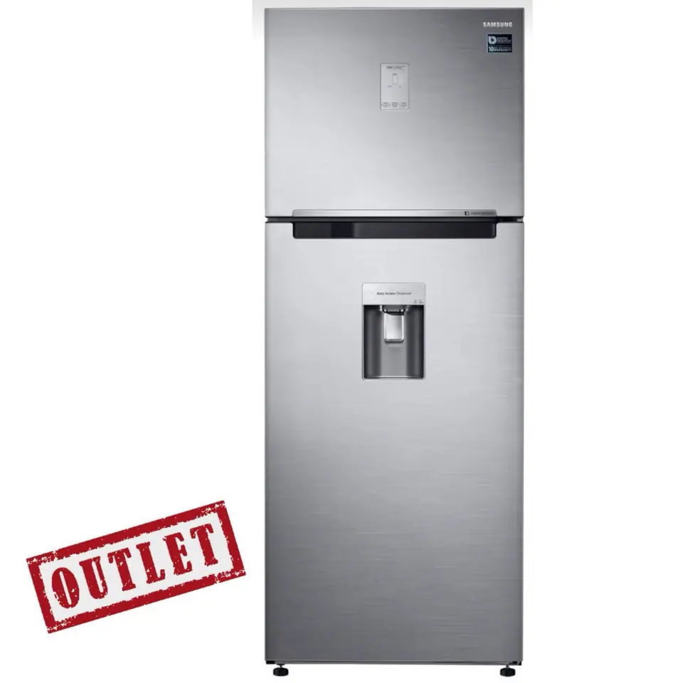 HELADERA SAMSUNG RT46 ACERO OUTLET