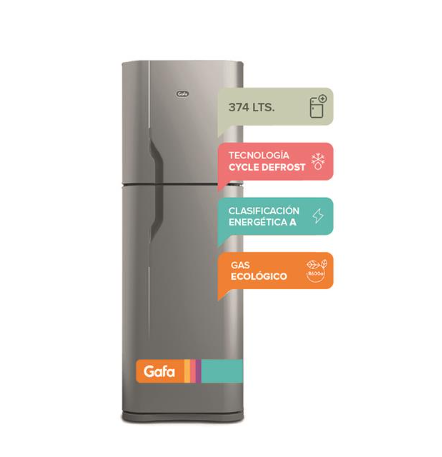 OFERTA IMBATIBLE Heladera Cíclica Gafa HGF/388AFP 374Lts