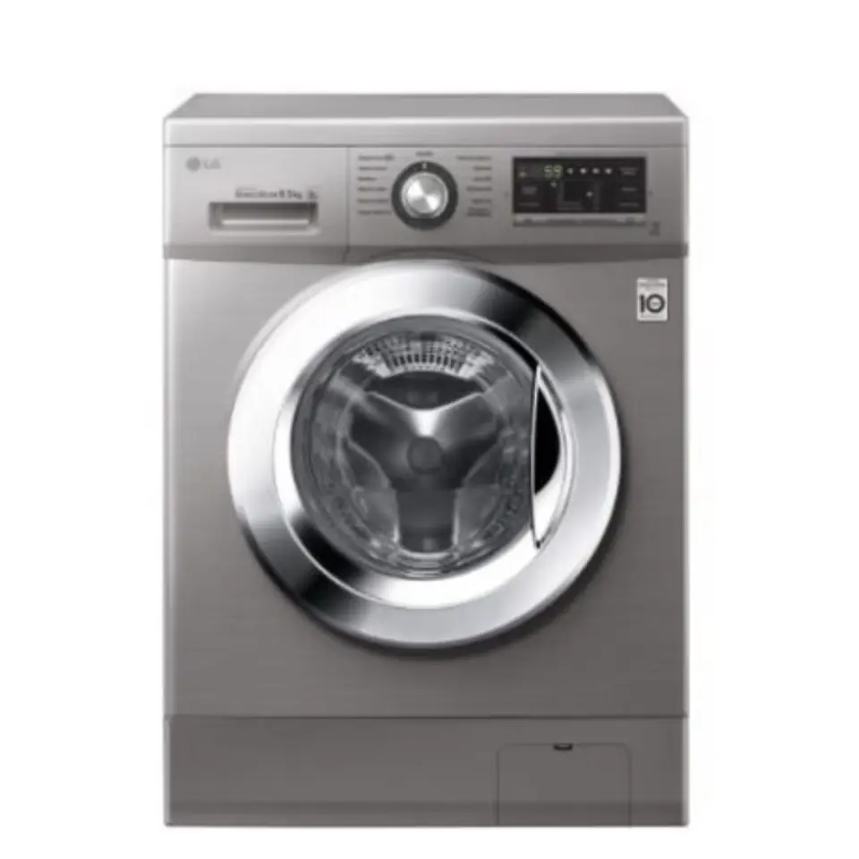 Lavarropas automático LG WM8516 inverter stone silver 8.5kg 220 V