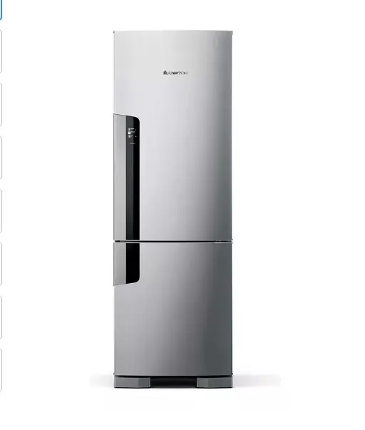 Heladera inverter no frost Ariston TRE44 inox con freezer 397L 220V OUTLET