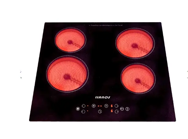Anafe Eléctrico Llanos Vitrocerámico Touch 4H