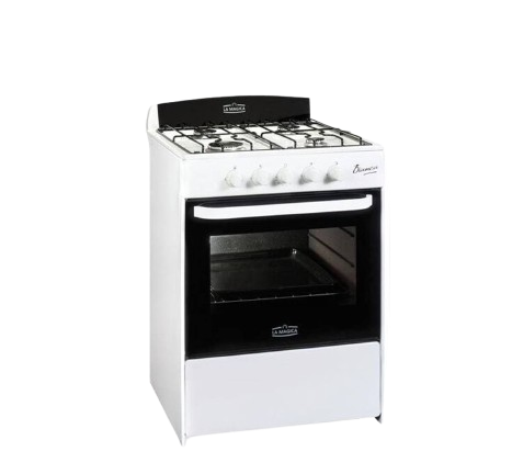 COCINA A GAS 56CM FAMILIAR BLANCA LLANOS PRIMERA