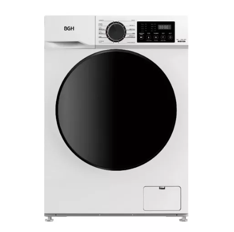 ¡¡OFERTA IMPERDIBLE!! LAVARROPAS AUTOMATICO BGH 8KG Carga Frontal INVERTER 1400 Rpm BLANCO PRIMERA