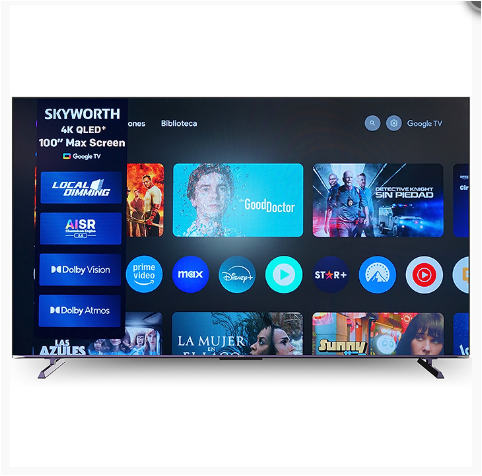 Smart Tv Skyworth TE32HA10 100" 4k Qled Uhd Google Tv