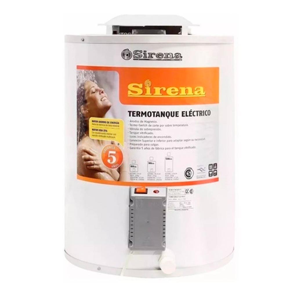 Termotanque Sirena 40lts Te40 Electrico Inferior Superior- PRIMERA